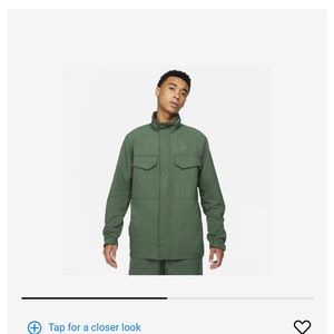 Nike Mens Woven Full Zip M65 Jacket Sz M Galactic Jade CZ9922-338